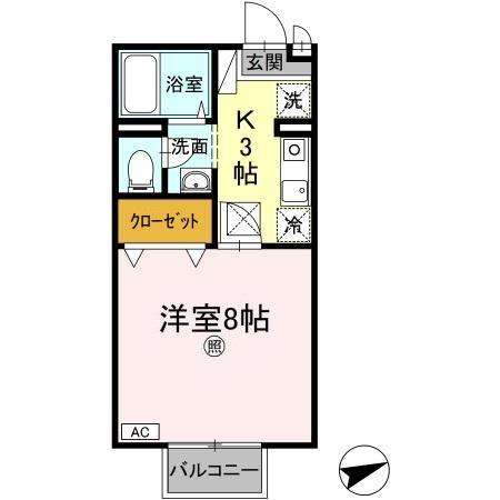 1階の間取り図