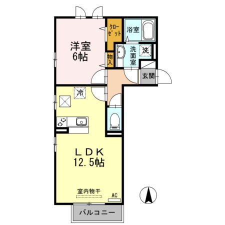 1階の間取り図