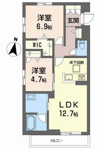 1階の間取り図