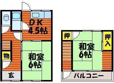 1階の間取り図