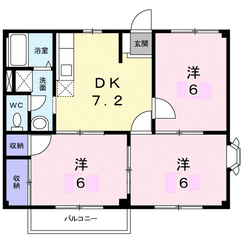 1階の間取り図