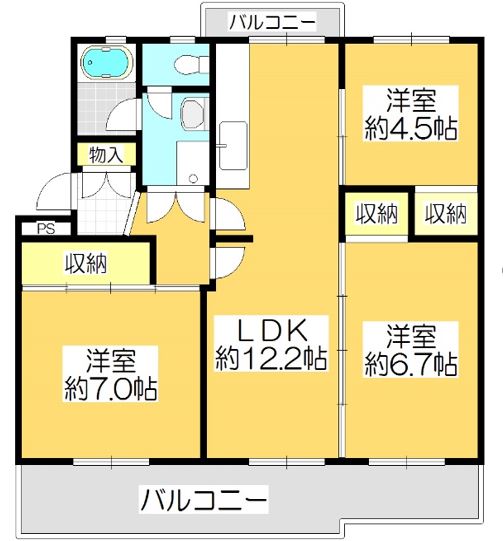 5階の間取り図