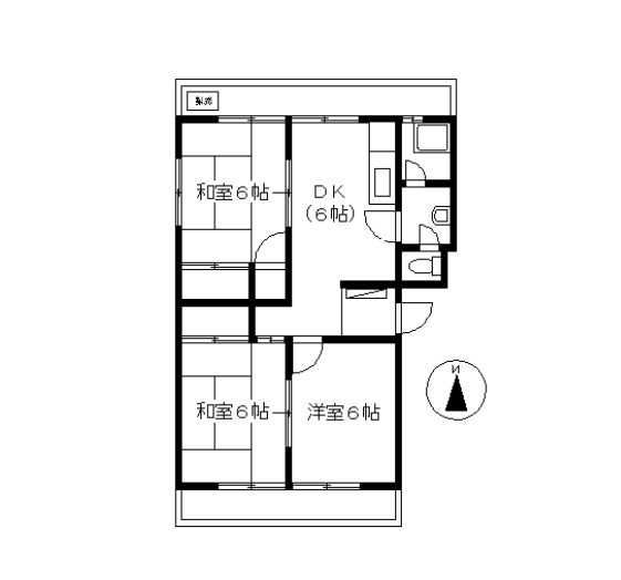 4階の間取り図
