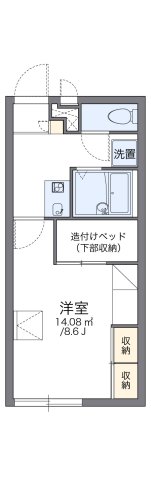 2階の間取り図
