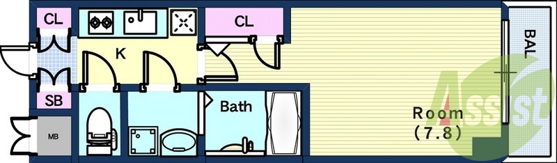 3階の間取り図