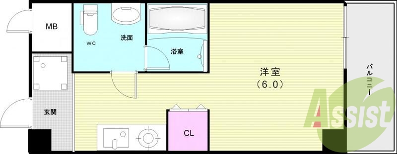 7階の間取り図