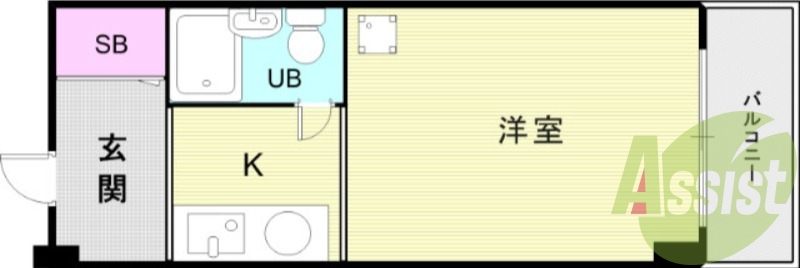 7階の間取り図