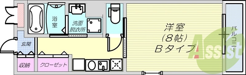 ゆったり明るいお部屋でのんびり