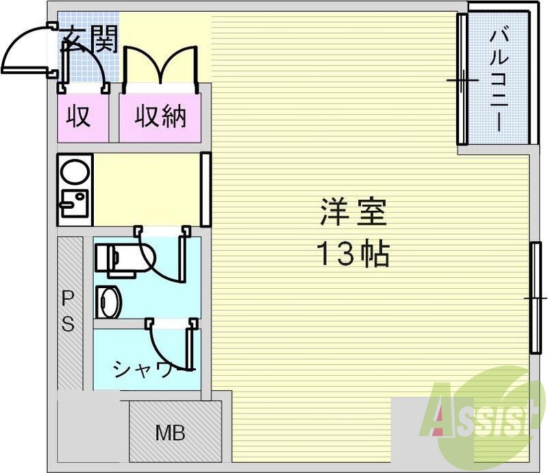 3階の間取り図