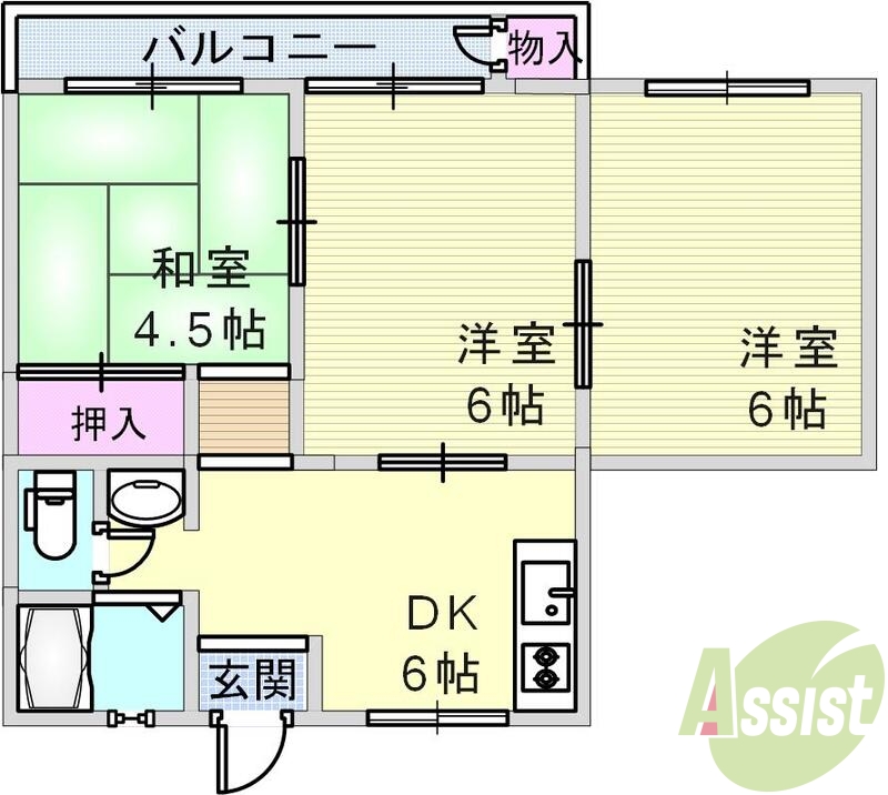 プライバシーを考慮した間取り