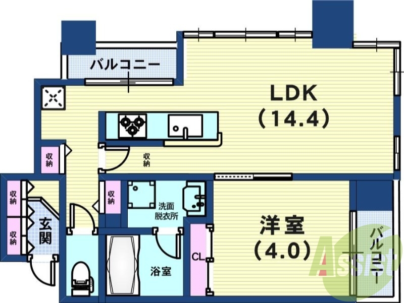 10階の間取り図