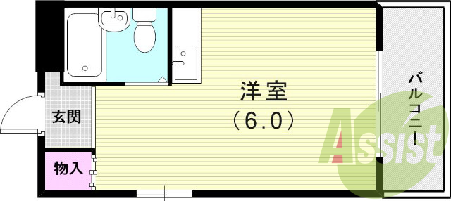 1階の間取り図