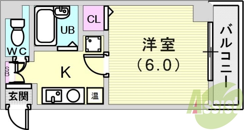 3階の間取り図