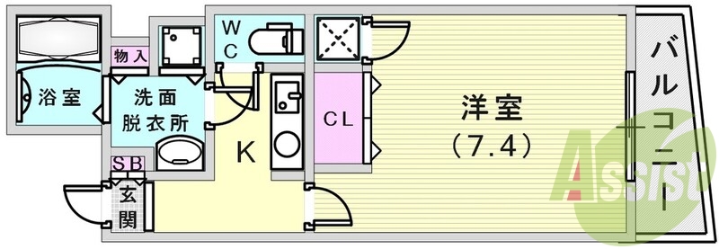 3階の間取り図