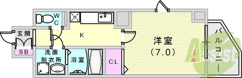 11階の間取り図
