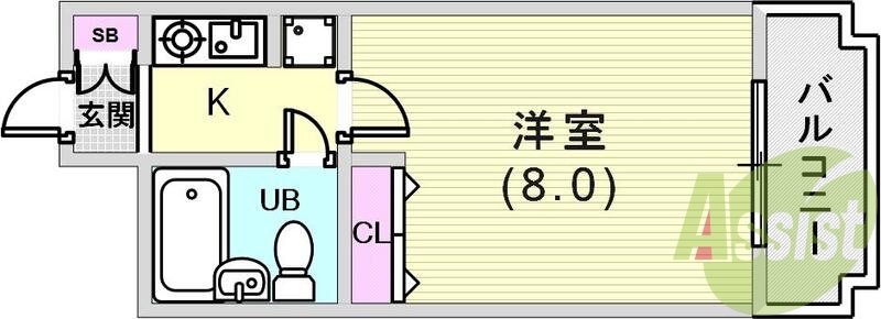 分譲賃貸のお部屋です！