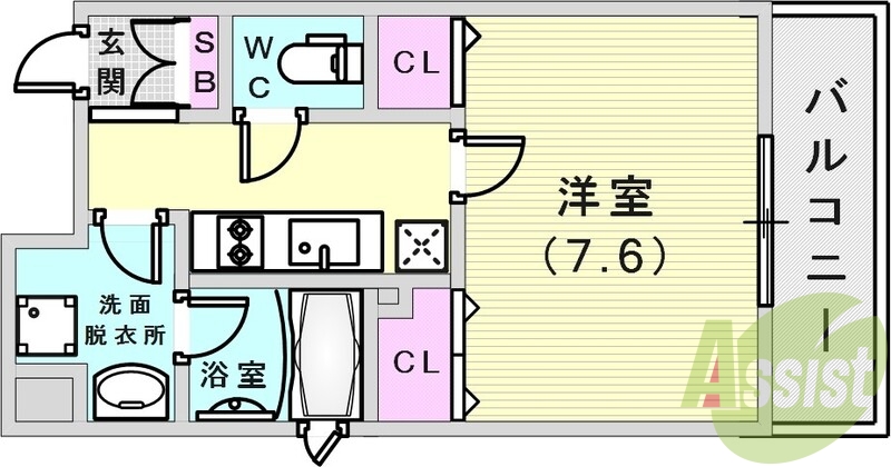 10階の間取り図