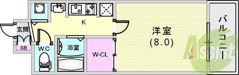 10階の間取り図