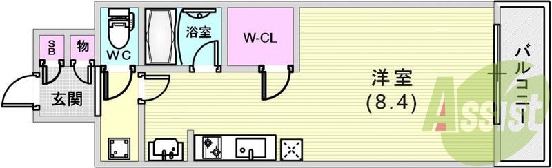 10階の間取り図