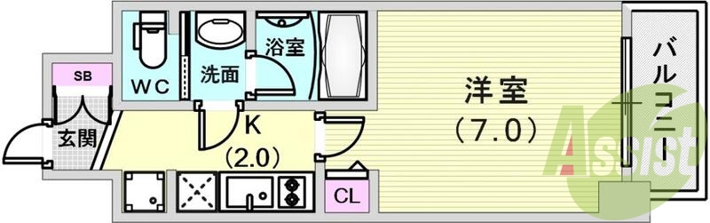 10階の間取り図