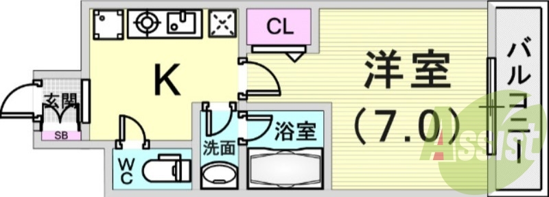 3階の間取り図