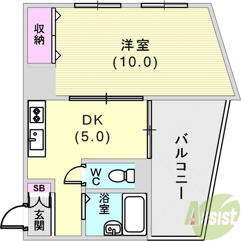 3階の間取り図