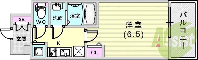 3階の間取り図