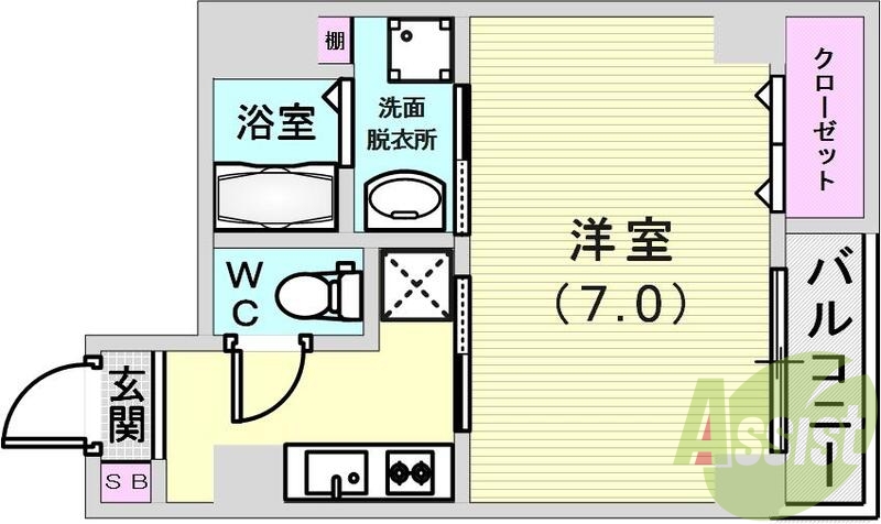 3階の間取り図