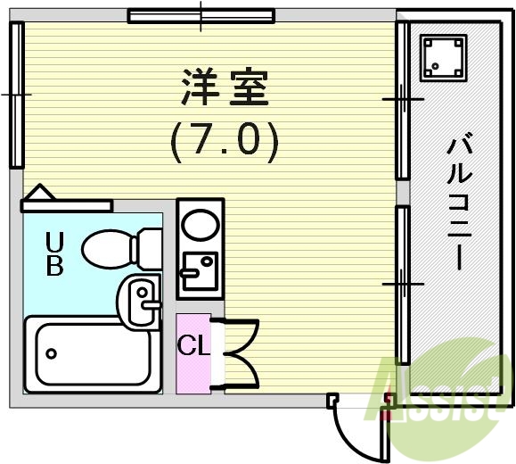 5階の間取り図