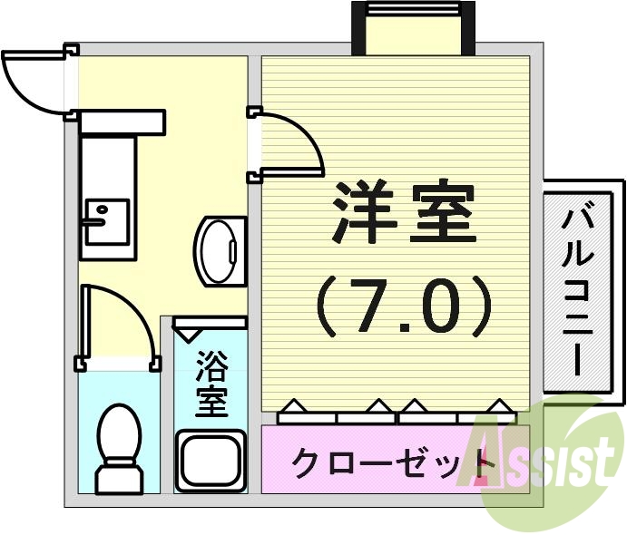 2階の間取り図