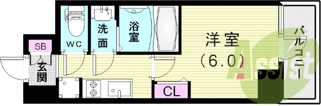 14階の間取り図