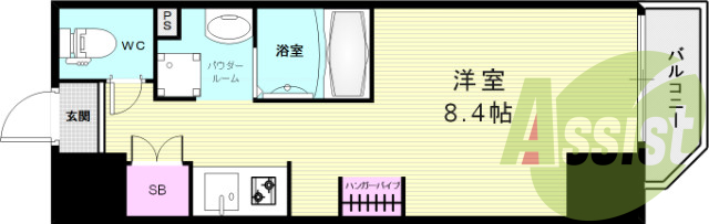 6階の間取り図