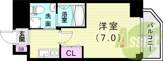 13階の間取り図