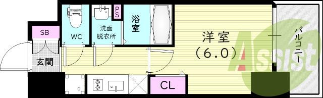 10階の間取り図