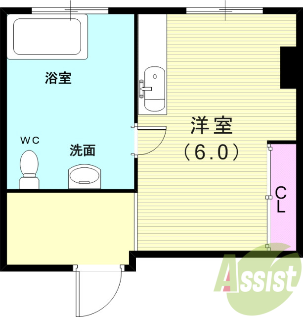 4階の間取り図