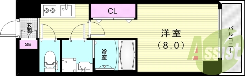 5階の間取り図