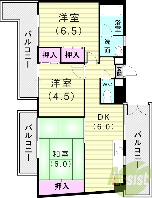 7階の間取り図