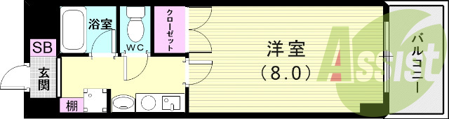 3階の間取り図