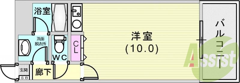 7階の間取り図