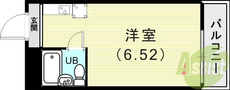 2階の間取り図