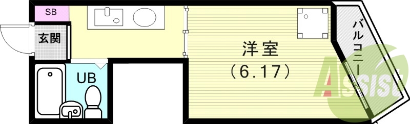 2階の間取り図