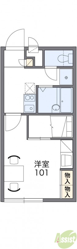 2階の間取り図