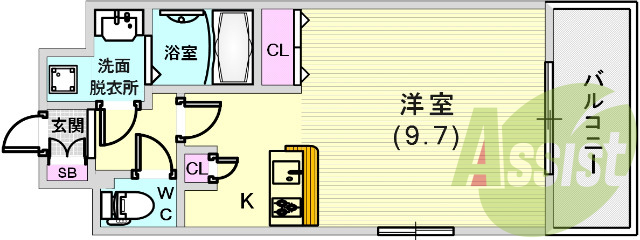 12階の間取り図