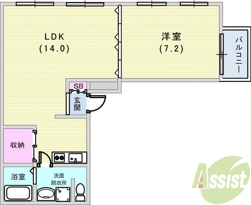 広めのダイニングでゆとりの生活を
