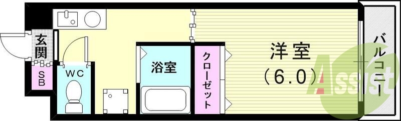 3階の間取り図