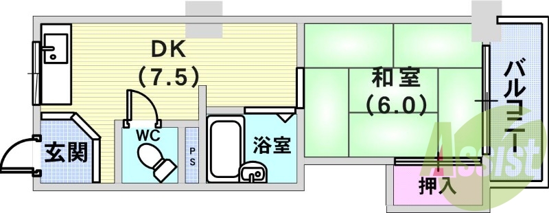 3階の間取り図