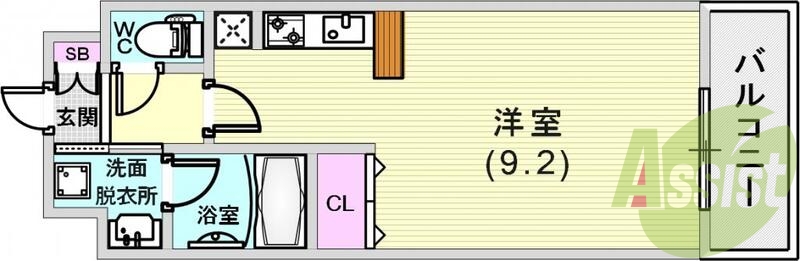 10階の間取り図