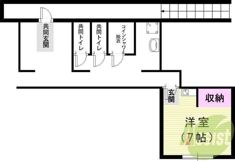 2階の間取り図