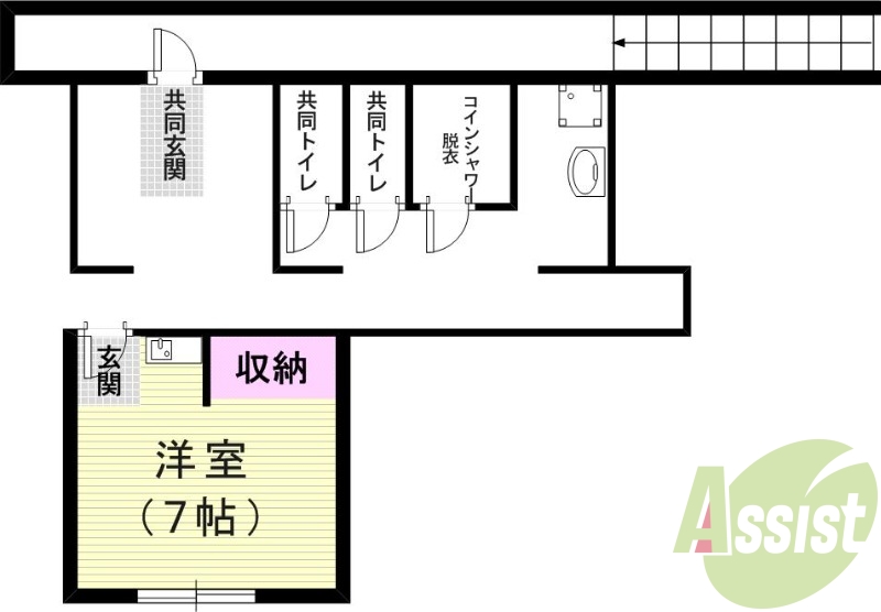 2階の間取り図