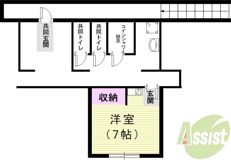 2階の間取り図